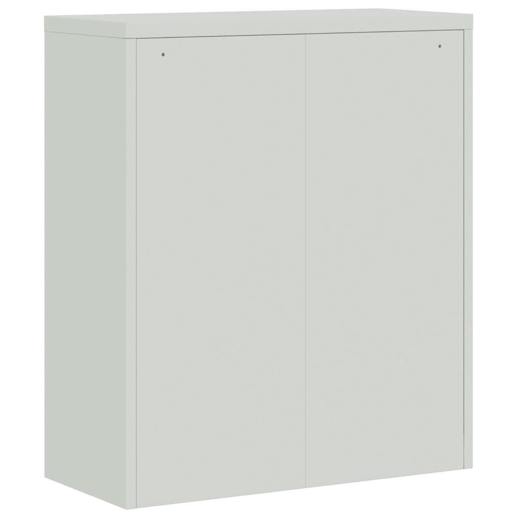 Ormarić za spise svjetlosivi 90 x 40 x 105 cm čelični
