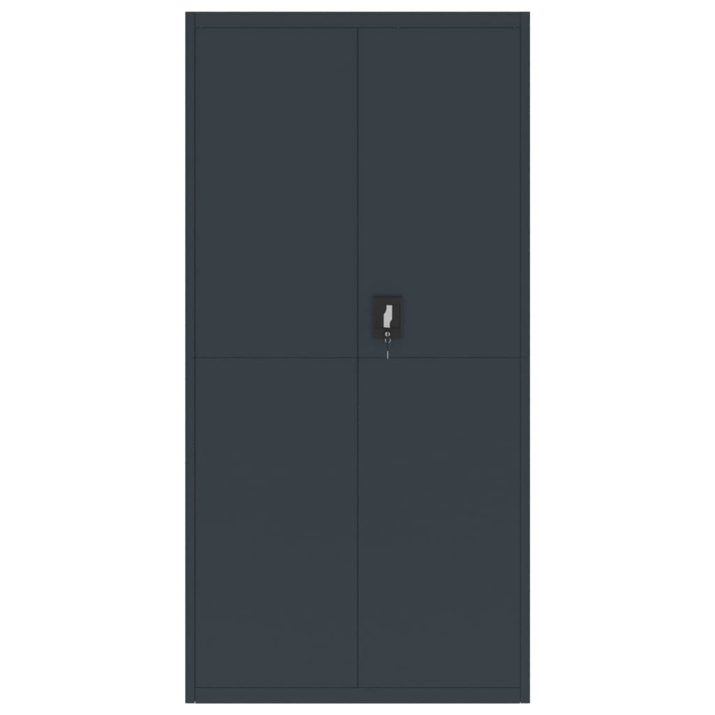 Ormarić za spise antracit 90 x 40 x 180 cm čelični