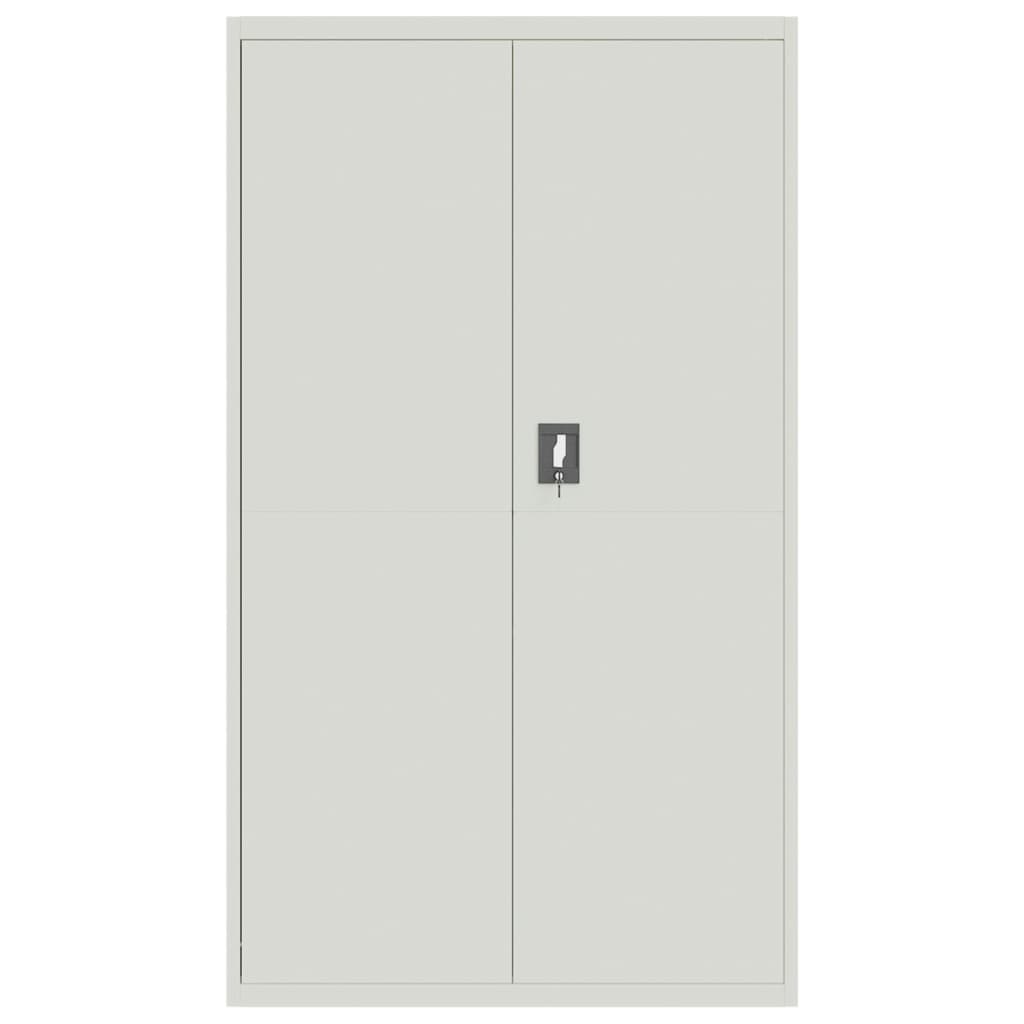 Ormarić za spise svjetlosivi 105 x 40 x 180 cm čelični