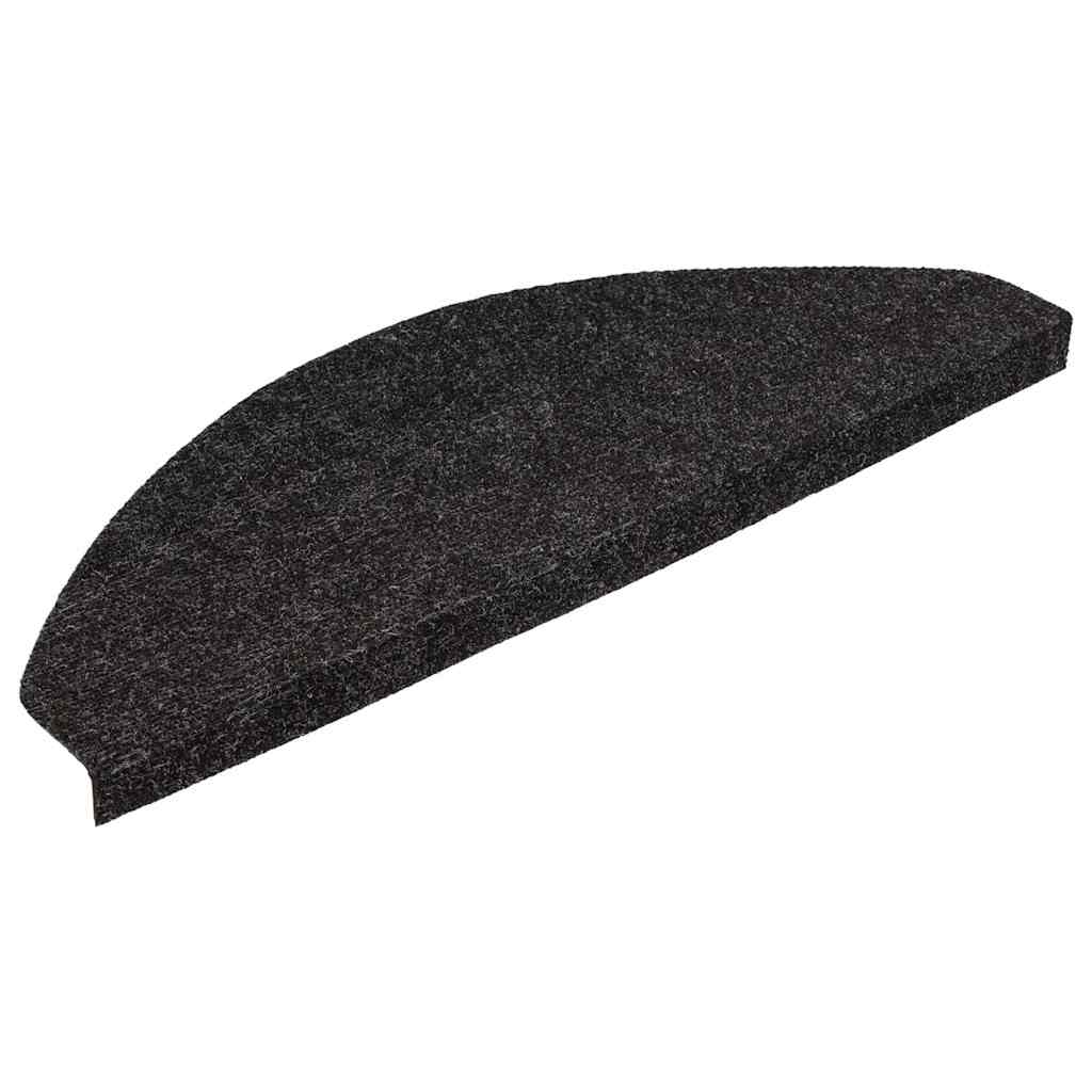 Samoljepljivi otirači za stepenice 10kom antracit 65x22,5x3,5cm