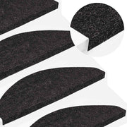 Samoljepljivi otirači za stepenice 10kom antracit 65x22,5x3,5cm