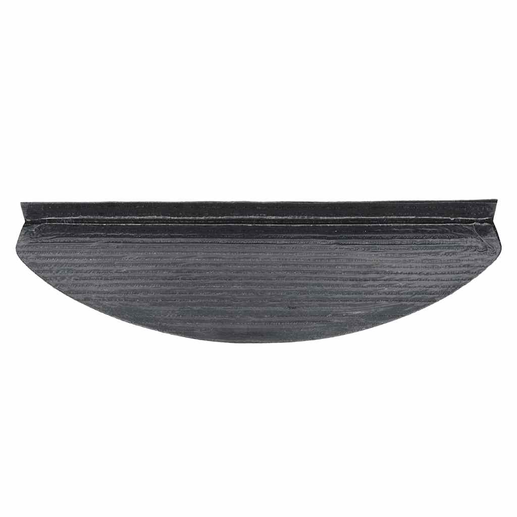 Samoljepljivi otirači za stepenice 10 kom crni 65x22,5x3,5 cm