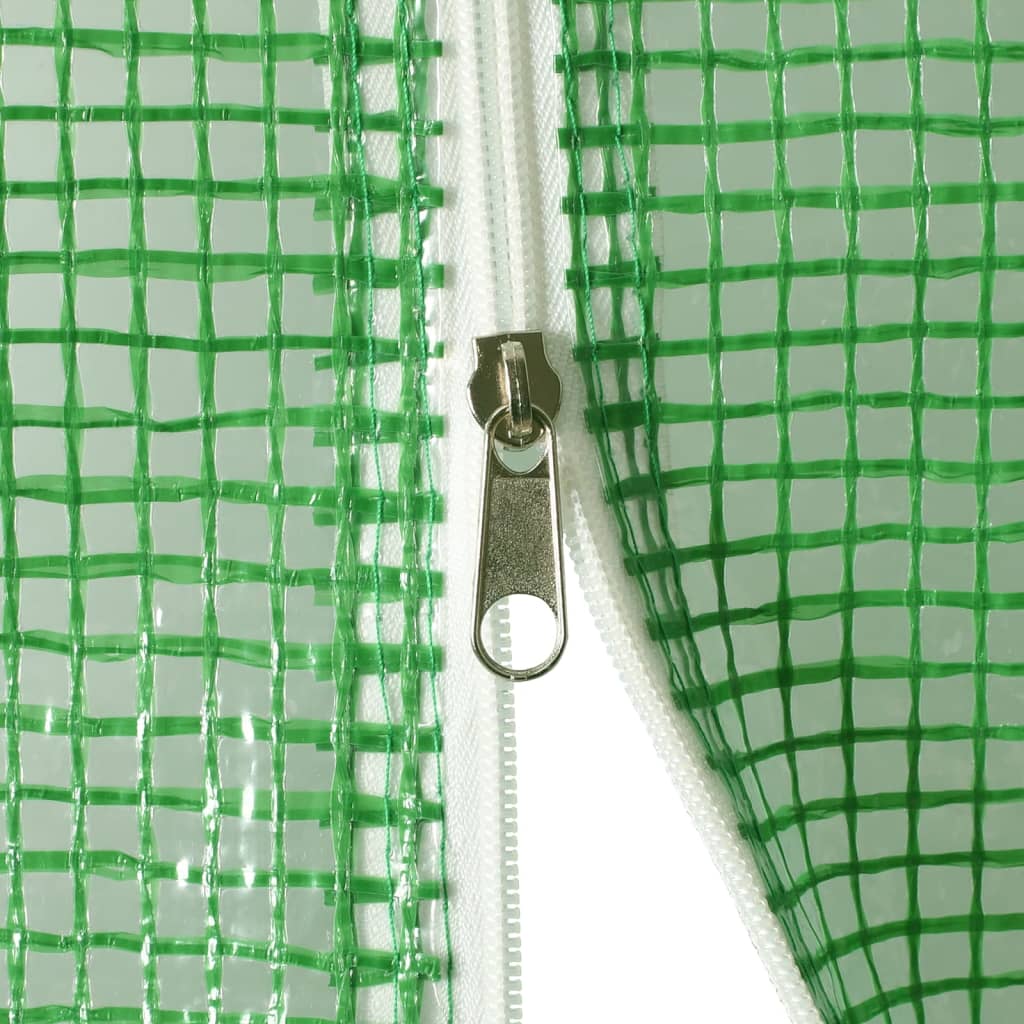 Staklenik s čeličnim okvirom zeleni 60 m² 20 x 3 x 2 m