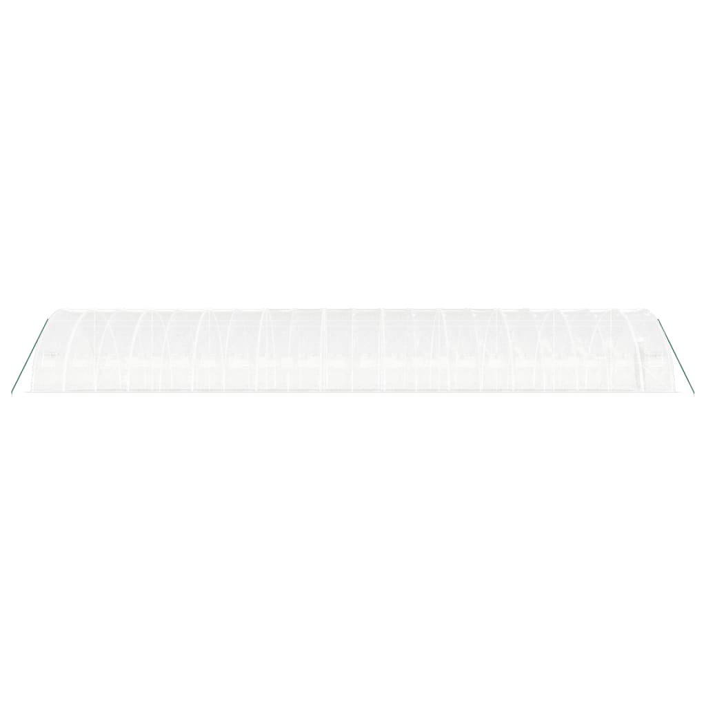 Plastenik s čeličnim okvirom bijeli 120 m² 20 x 6 x 2,85 m