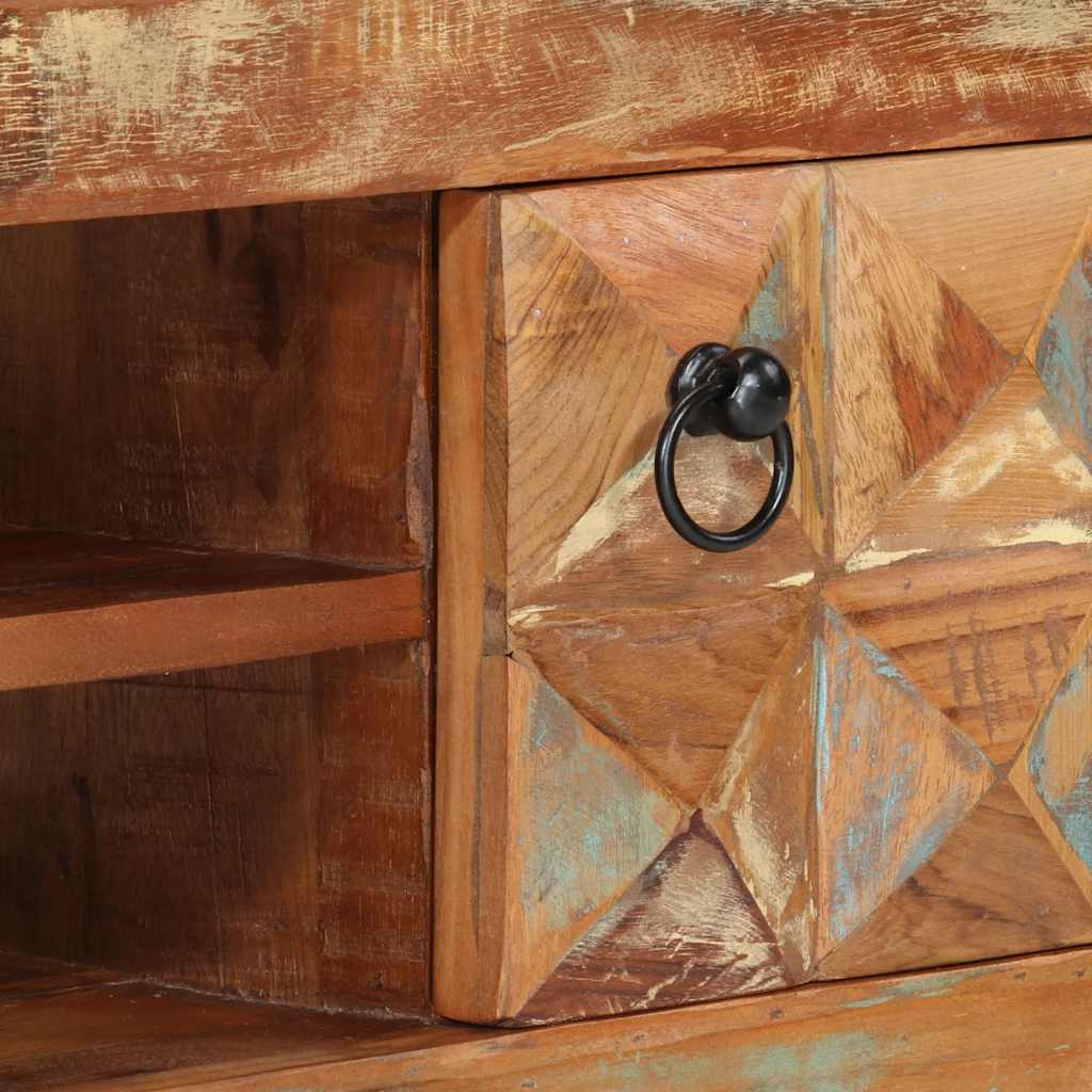 TV ormarić 112 x 30 x 45 cm od masivnog obnovljenog drva