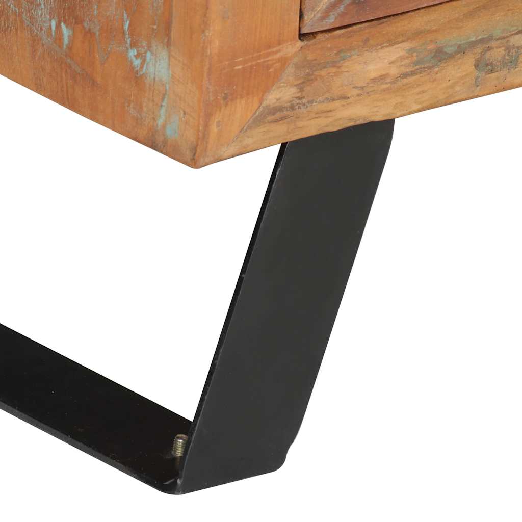 TV ormarić 112 x 30 x 45 cm od masivnog obnovljenog drva