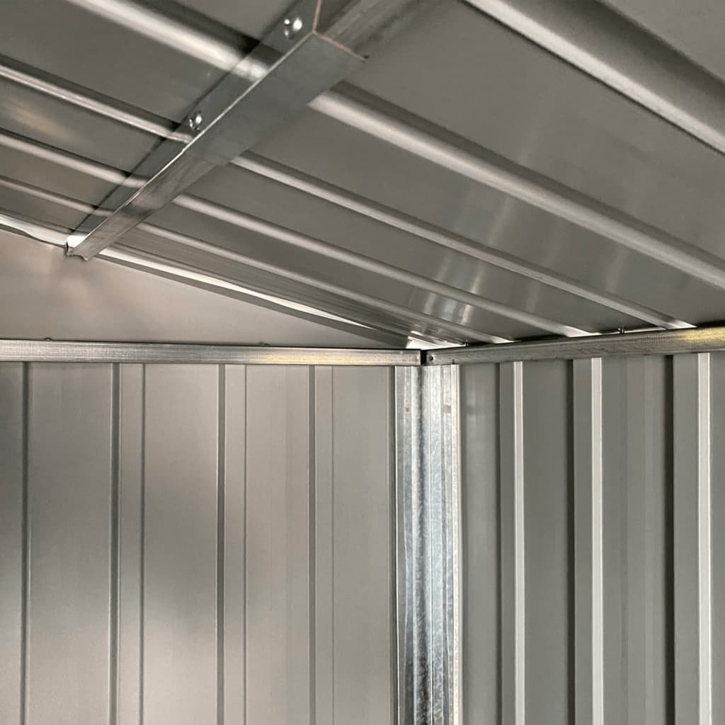 Vrtno spremište antracit 191 x 470 x 198 cm pocinčani čelik