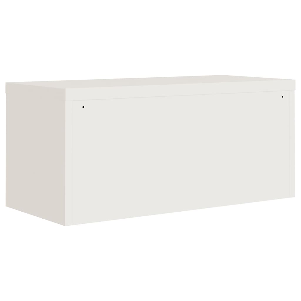Ormarić za spise bijeli 90 x 40 x 110 cm čelični