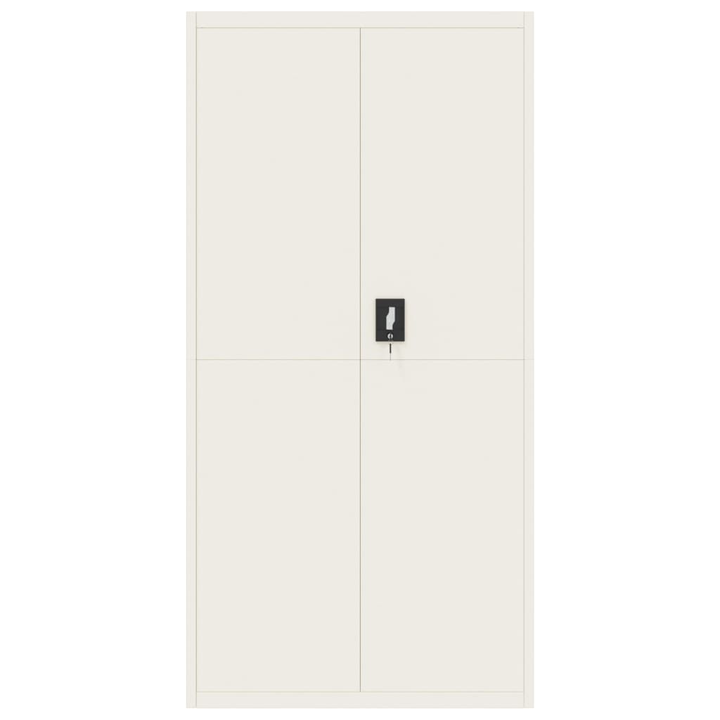 Ormarić za spise bijeli 90 x 40 x 220 cm čelični