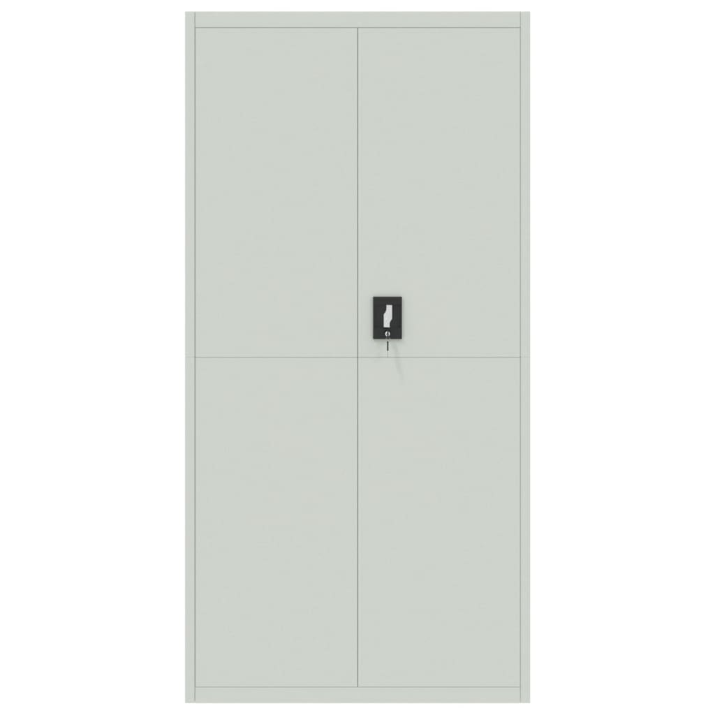 Ormarić za spise svjetlosivi 90 x 40 x 220 cm čelični