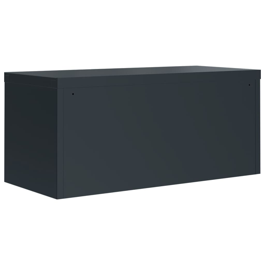 Ormarić za spise antracit 90x40x110 cm čelični