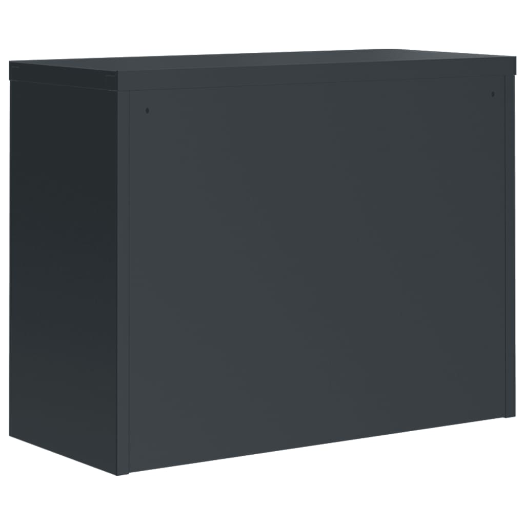 Ormarić za spise antracit 90x40x110 cm čelični