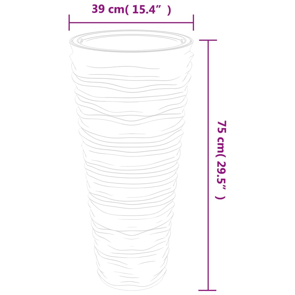 Sadilica s uklonjivom unutrašnjosti boja kave 18/45 L PP