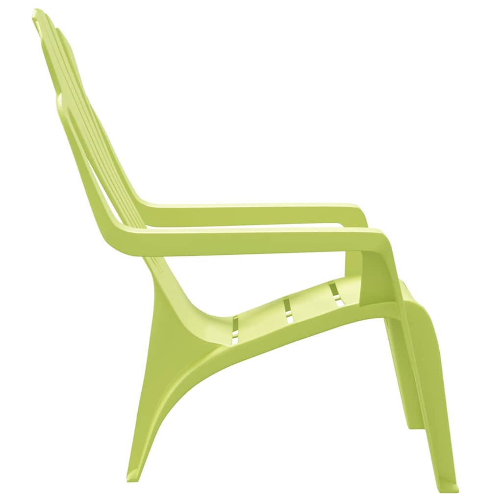 Vrtne stolice za djecu 2 kom zelene 37x34x44 cm PP izgled drva