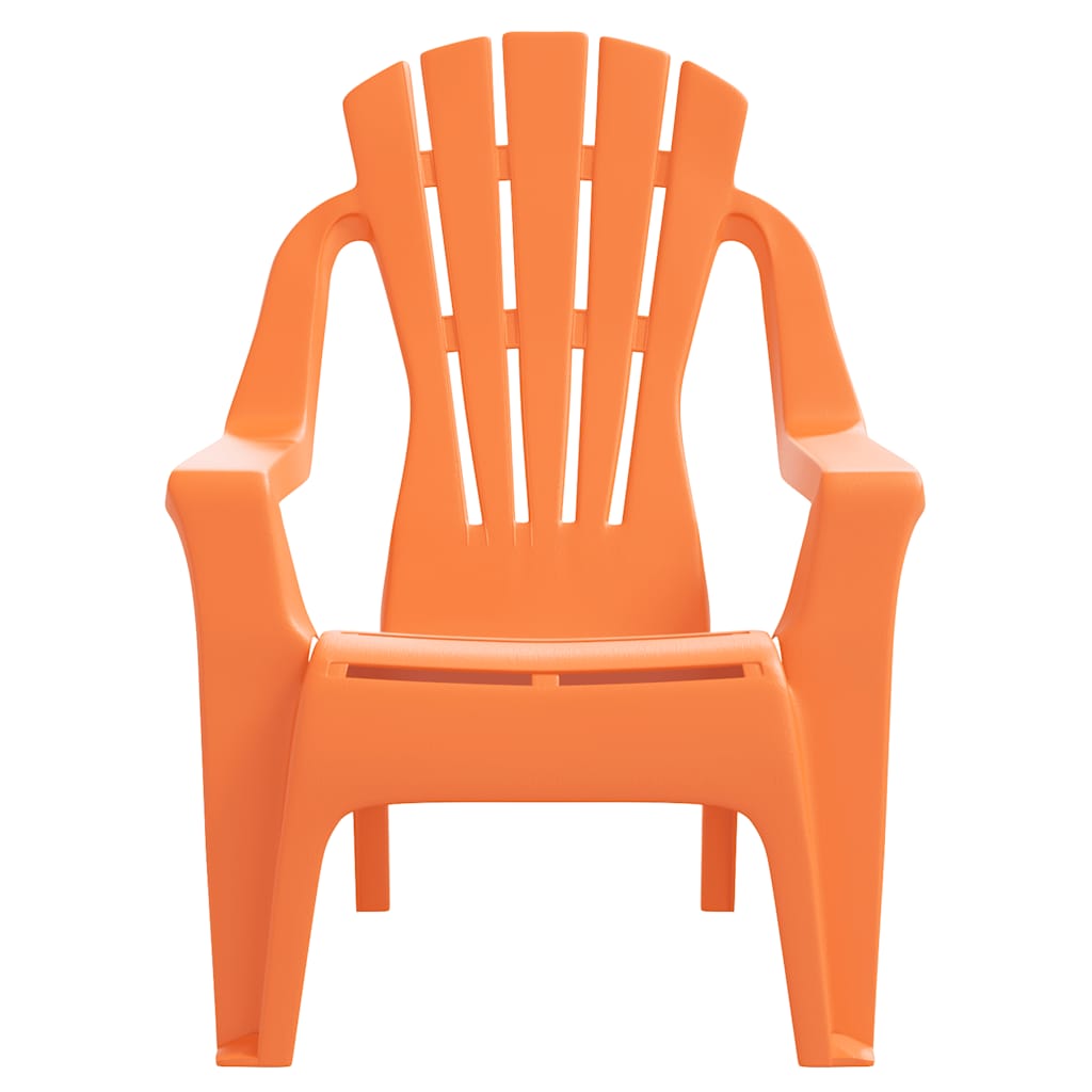 Vrtne stolice za djecu 2 kom 37x34x44 cm PP izgled drva