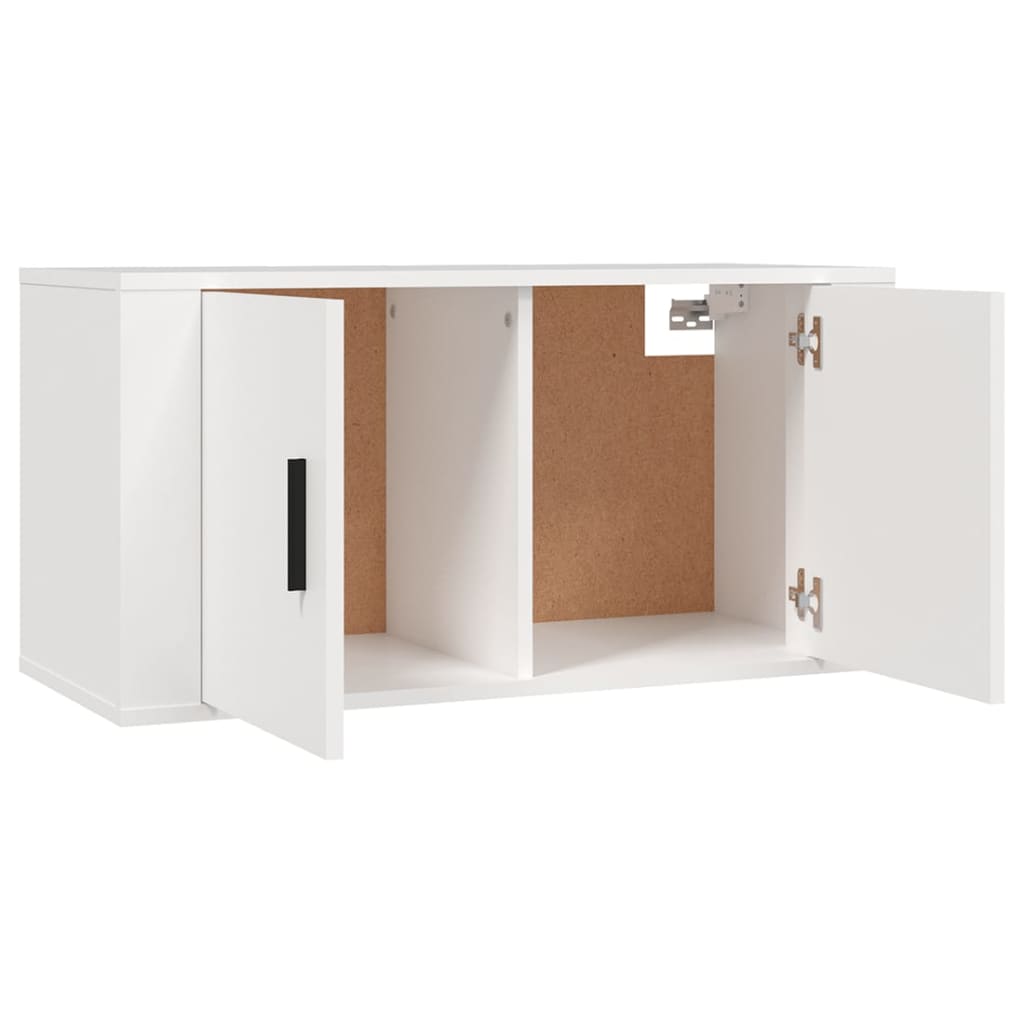 Zidni TV ormarići 2 kom bijeli 80 x 34,5 x 40 cm