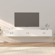 Zidni TV ormarić 3 kom bijeli 100 x 34,5 x 40 cm