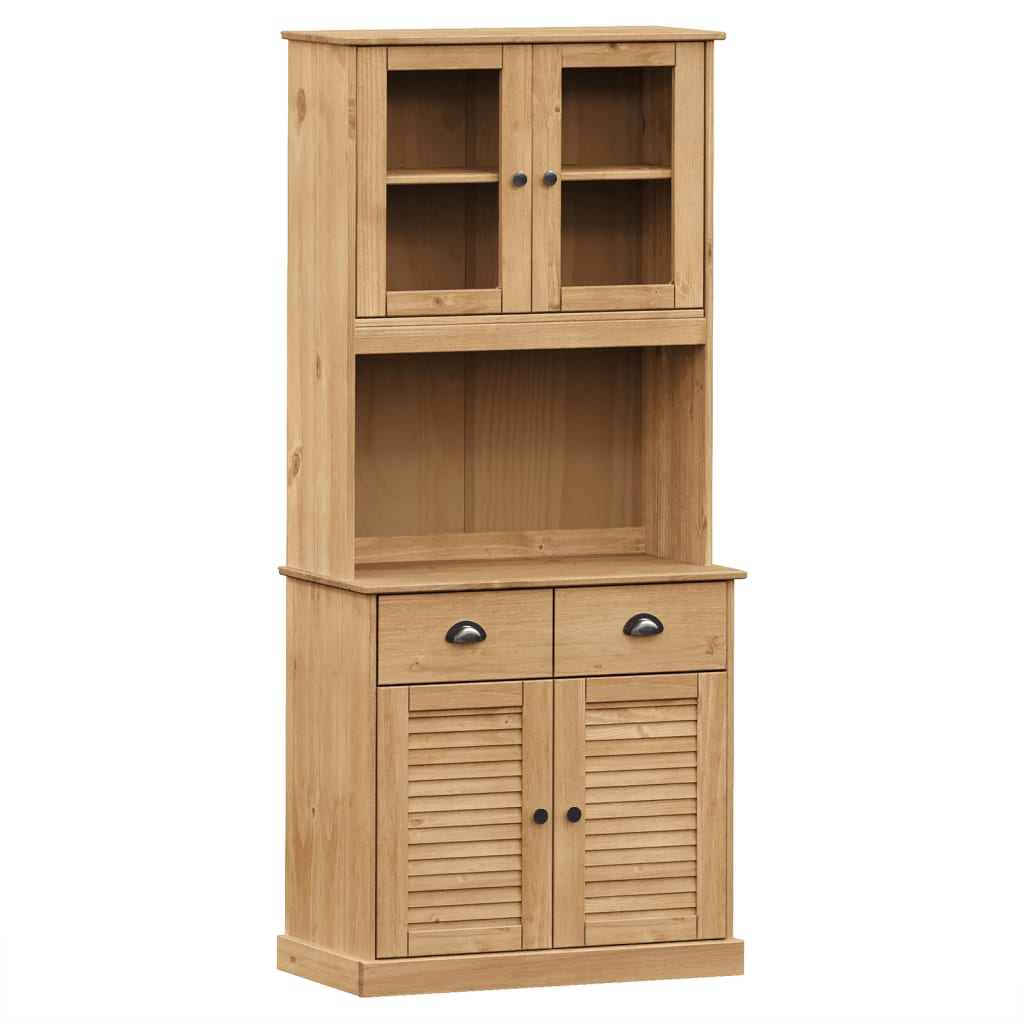 Visoka komoda VIGO 78 x 40 x 175 cm od masivne borovine
