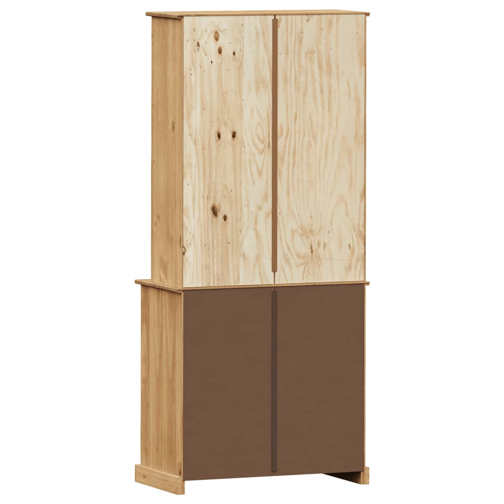 Visoka komoda VIGO 78 x 40 x 175 cm od masivne borovine