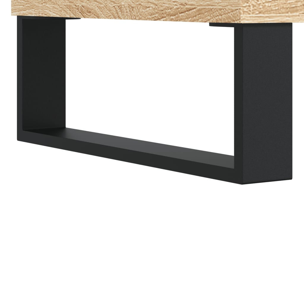 Noćni ormarići 2 kom boja hrasta 40x35x50 cm konstruirano drvo