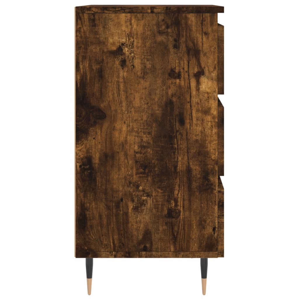 Noćni ormarići 2 kom boja hrasta 40x35x69 cm konstruirano drvo