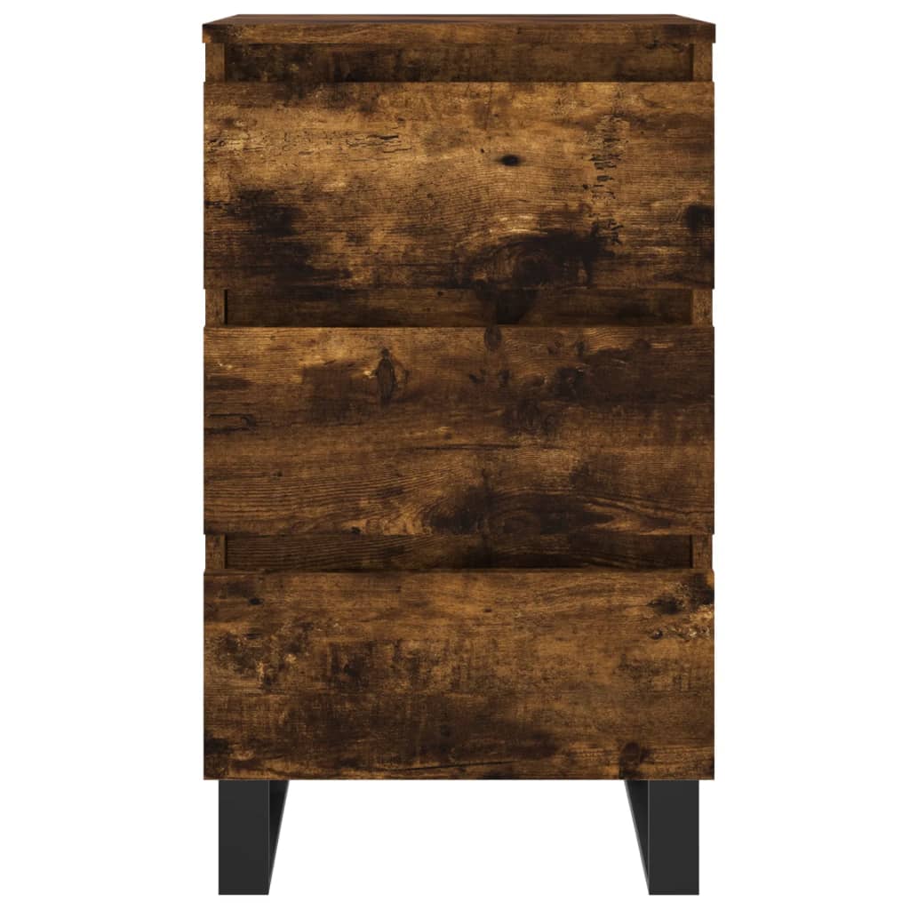Noćni ormarići 2 kom boja hrasta 40x35x69 cm konstruirano drvo