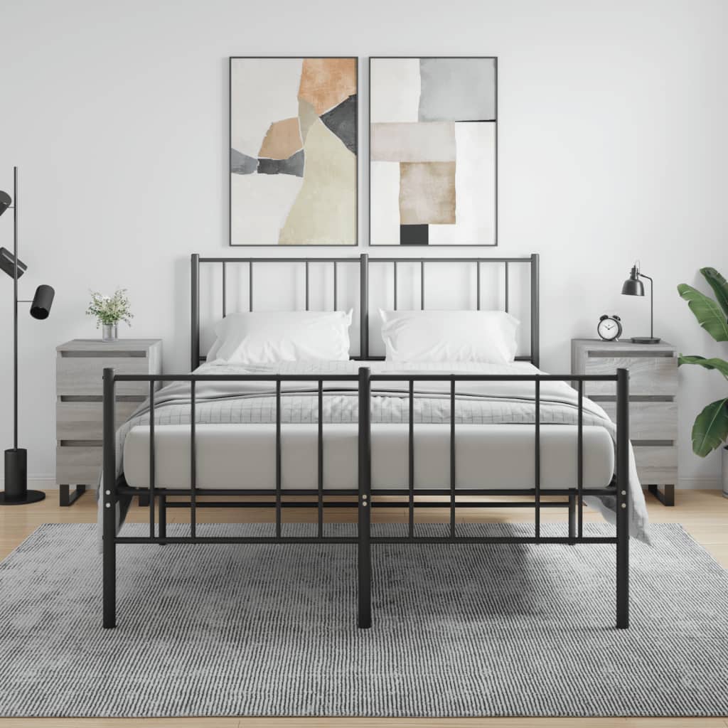 Noćni ormarići 2 kom boja hrasta 40x35x69 cm konstruirano drvo