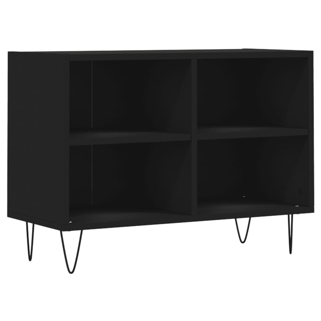 TV ormarić crni 69,5 x 30 x 50 cm od konstruiranog drva