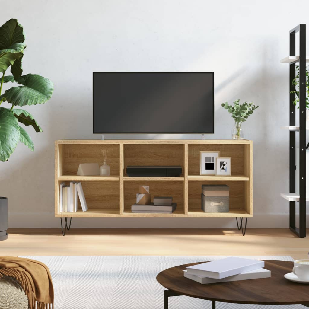 TV ormarić boja hrasta 103,5x30x50 cm od konstruiranog drva
