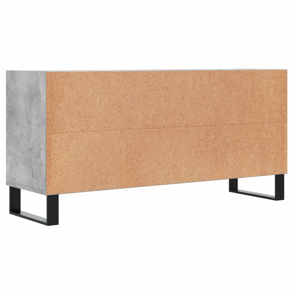 TV ormarić siva boja betona 103,5x30x50 cm konstruirano drvo