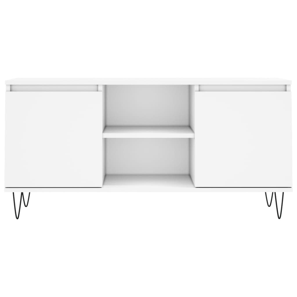 TV ormarić bijeli 104 x 35 x 50 cm od konstruiranog drva