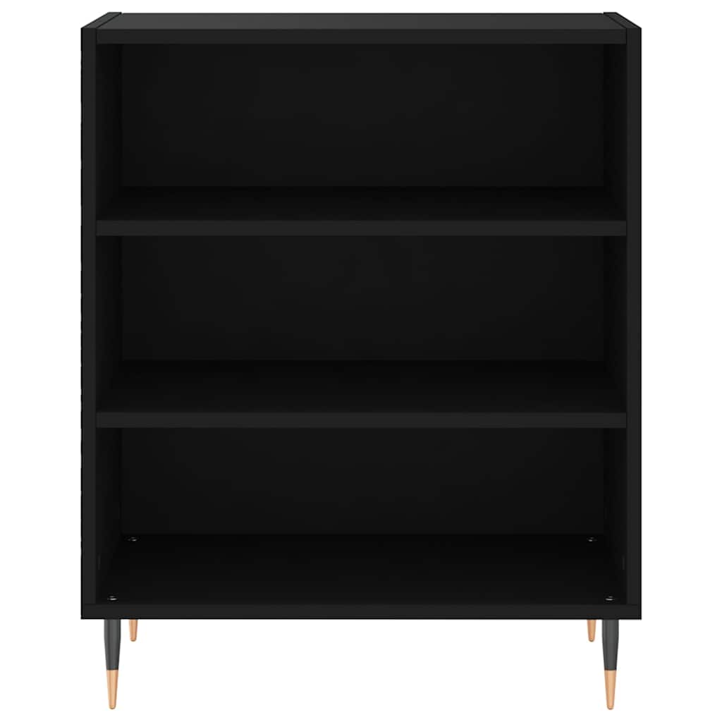 Komoda crna 57 x 35 x 70 cm od konstruiranog drva