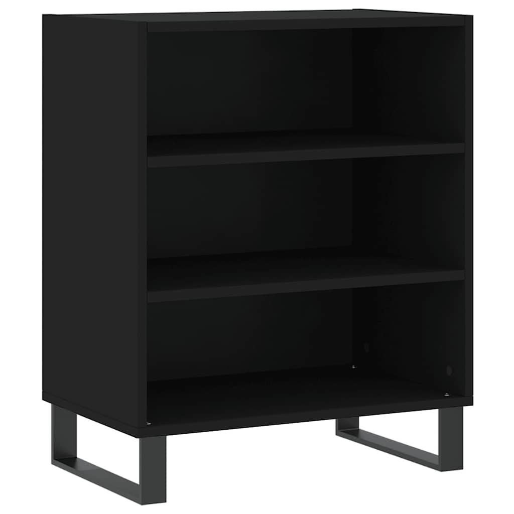 Komoda crna 57 x 35 x 70 cm od konstruiranog drva
