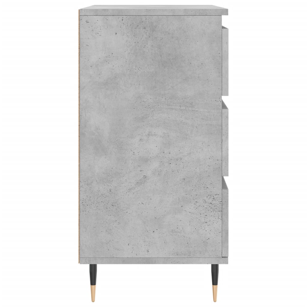 Komoda siva boja betona 60x35x70 cm od konstruiranog drva