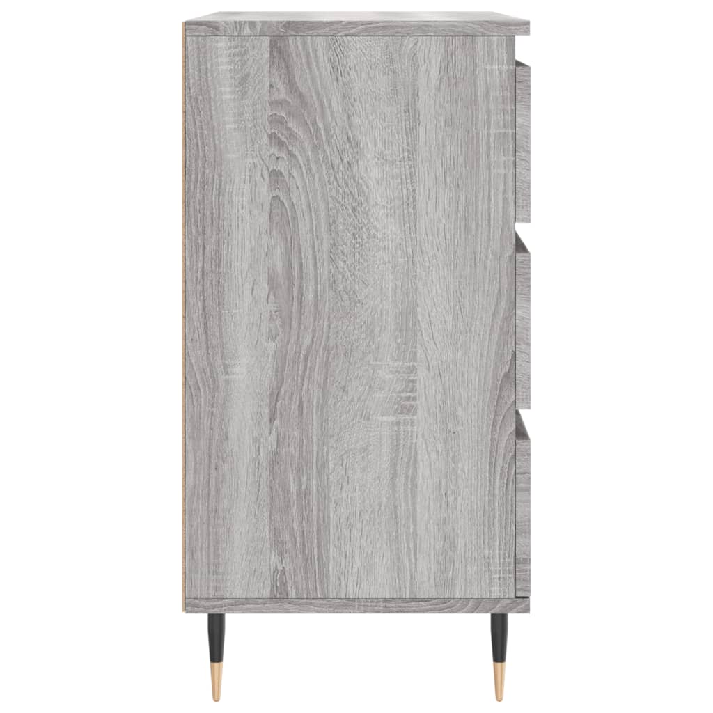 Komoda sivog hrasta sonome 60x35x70 cm od konstruiranog drva