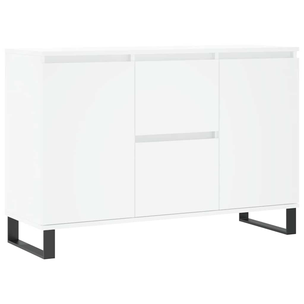 Komoda bijela 101,5x35x70 cm od konstruiranog drva