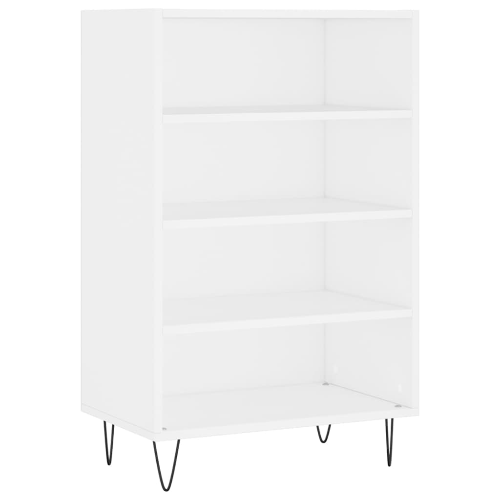 Visoka komoda bijela 57 x 35 x 90 cm od konstruiranog drva