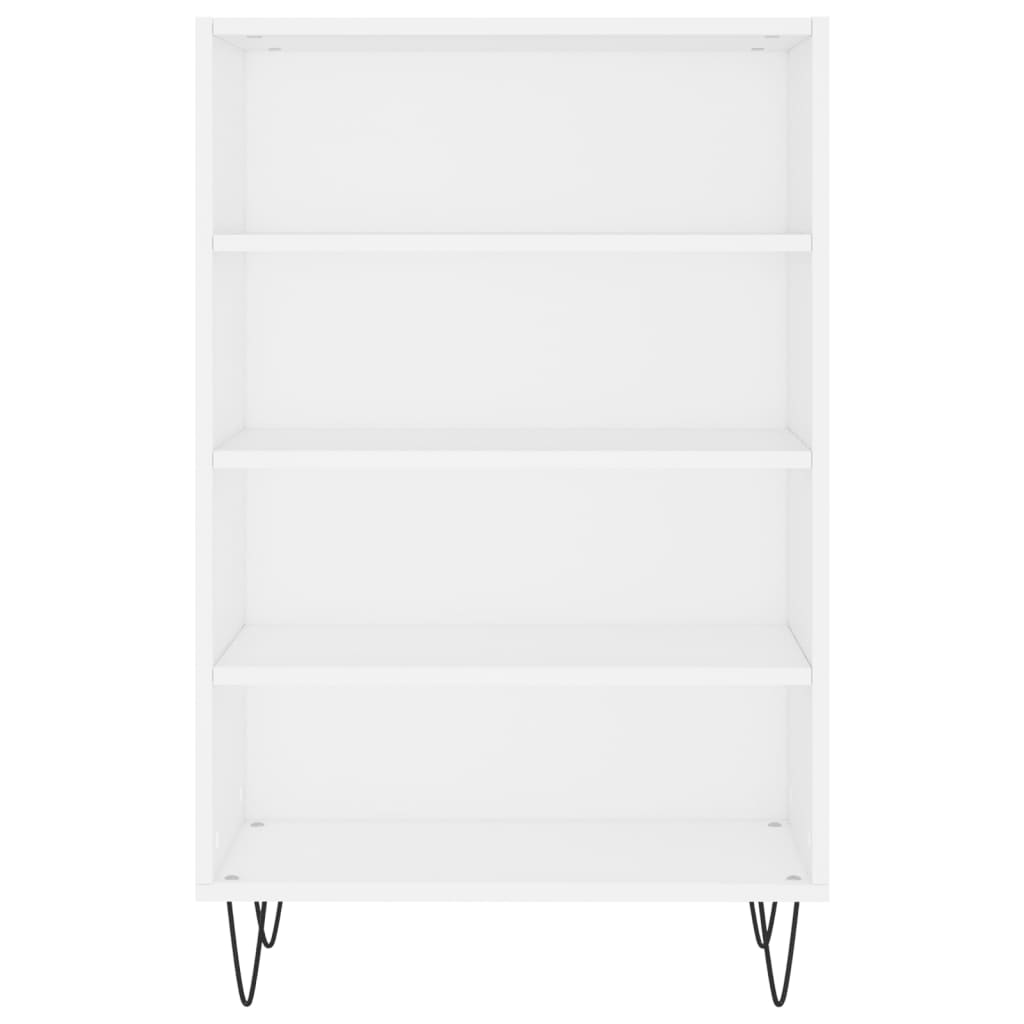 Visoka komoda bijela 57 x 35 x 90 cm od konstruiranog drva