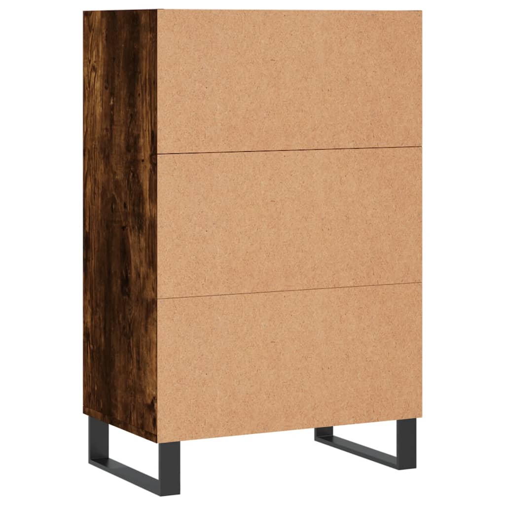 Visoka komoda boja hrasta 57 x 35 x 90 cm od konstruiranog drva