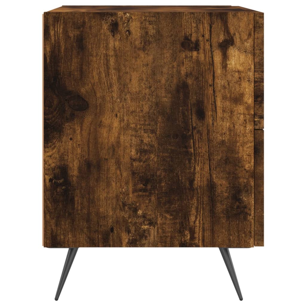Noćni ormarić boja hrasta 40x35x47,5 cm od konstruiranog drva