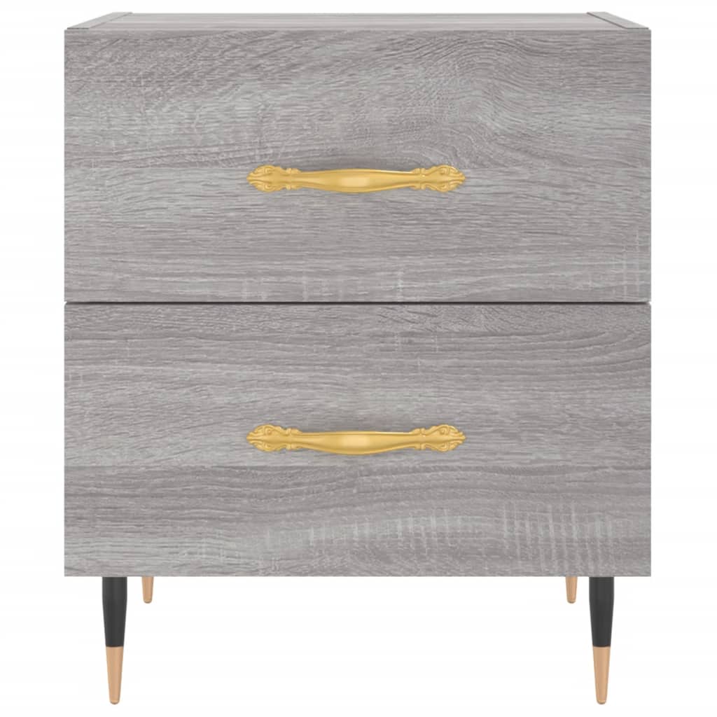 Noćni ormarići 2 kom boja hrasta 40x35x47,5cm konstruirano drvo