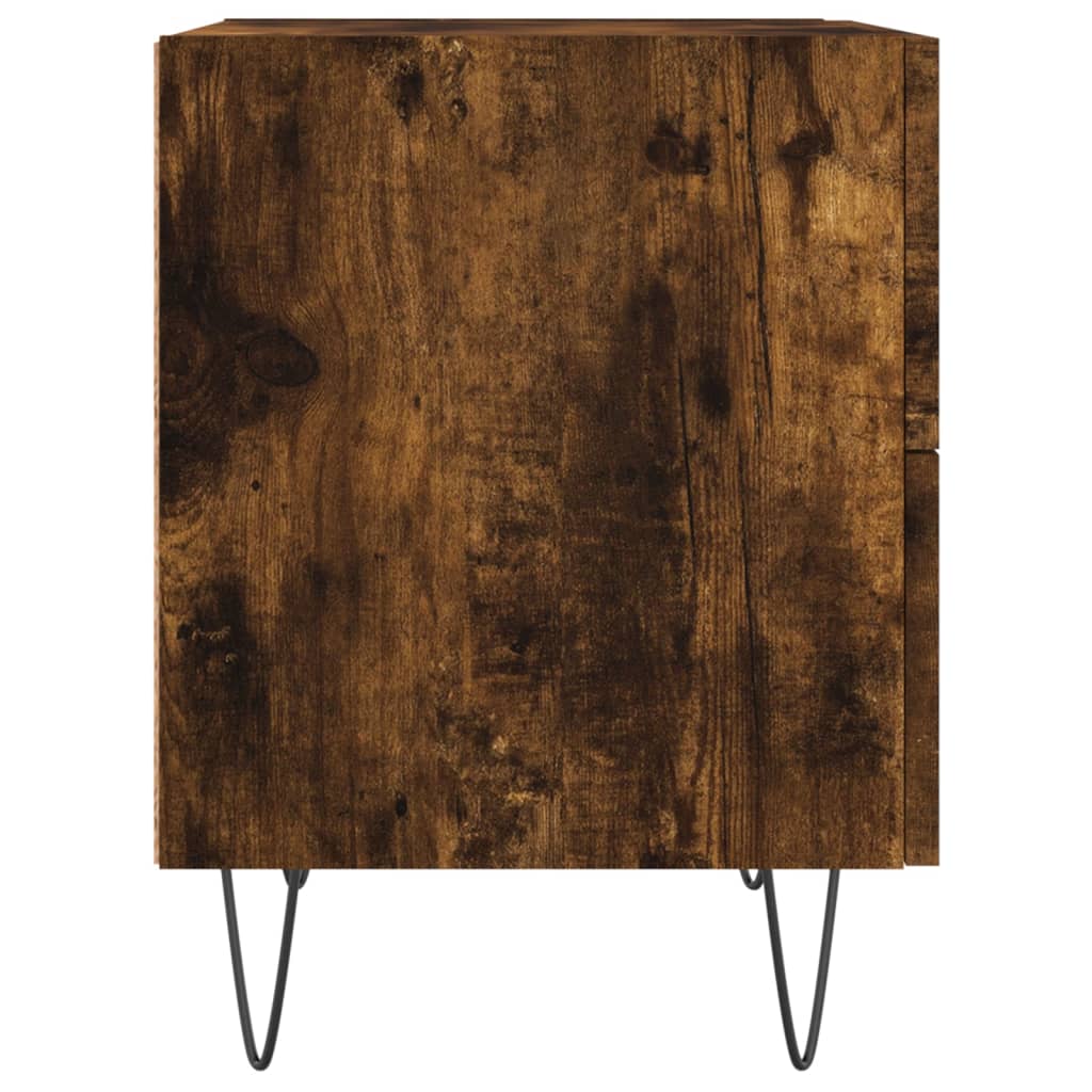 Noćni ormarići 2 kom boja hrasta 40x35x47,5cm konstruirano drvo