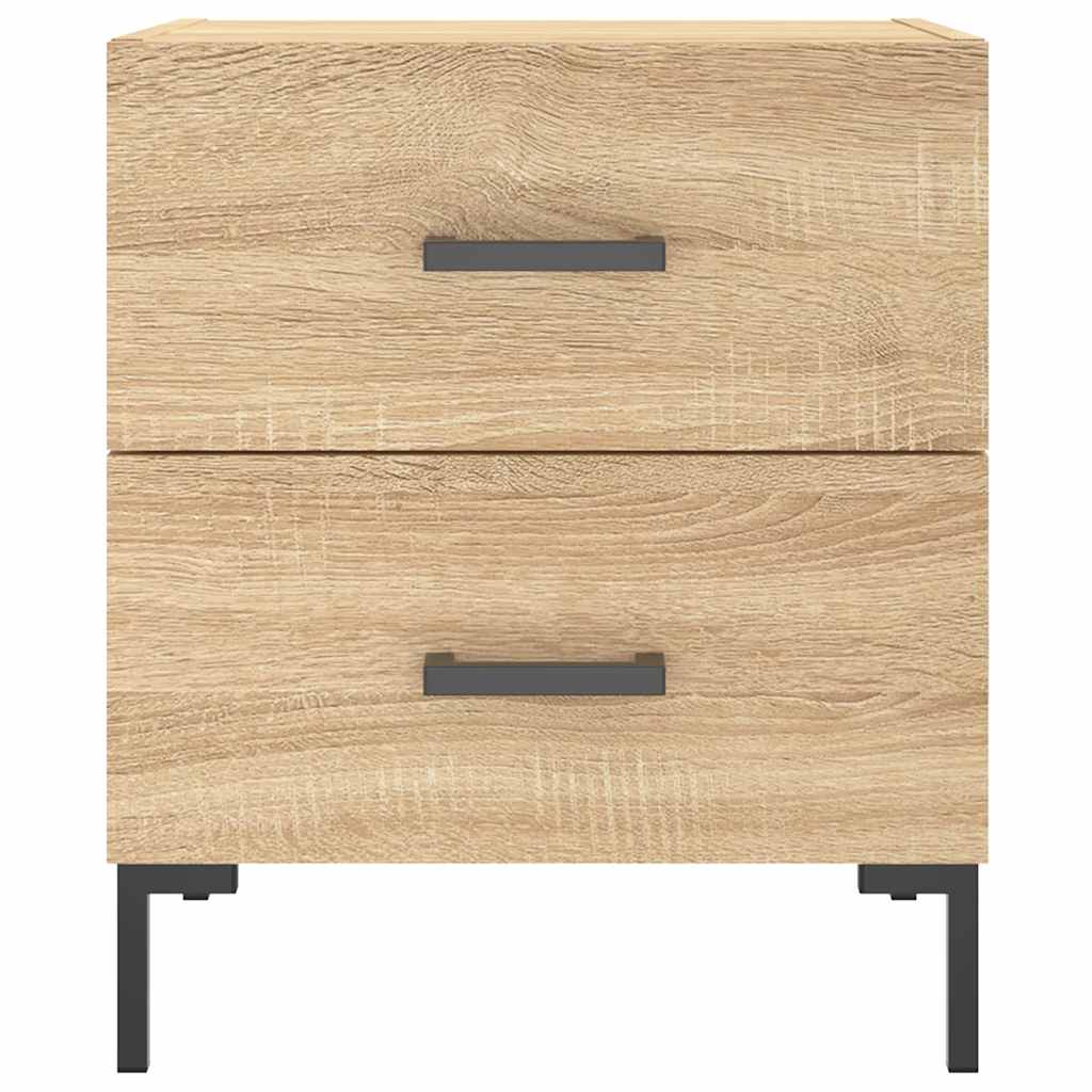 Noćni ormarići 2 kom boja hrasta 40x35x47,5cm konstruirano drvo