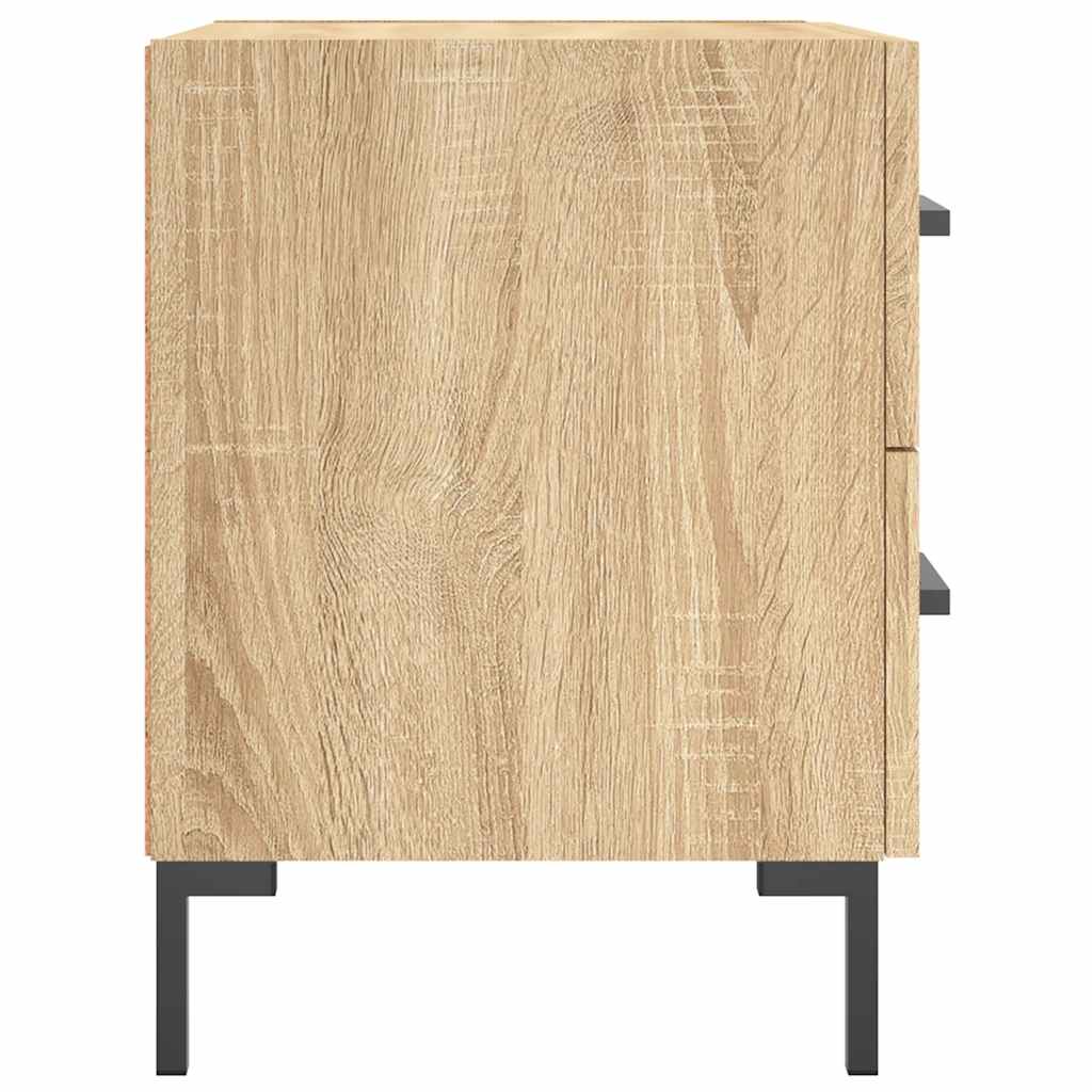 Noćni ormarići 2 kom boja hrasta 40x35x47,5cm konstruirano drvo