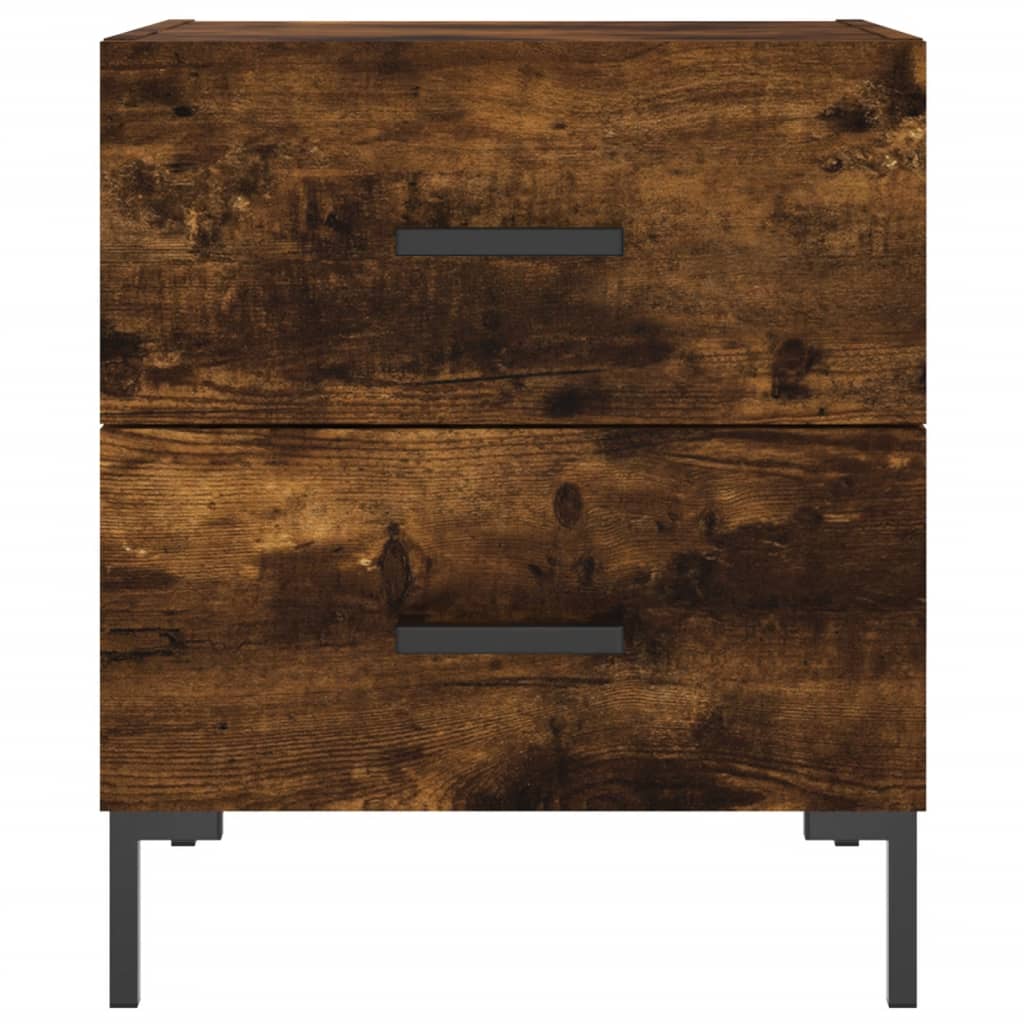 Noćni ormarići 2 kom boja hrasta 40x35x47,5cm konstruirano drvo