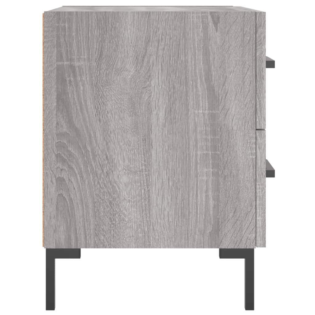 Noćni ormarići 2 kom boja hrasta 40x35x47,5cm konstruirano drvo