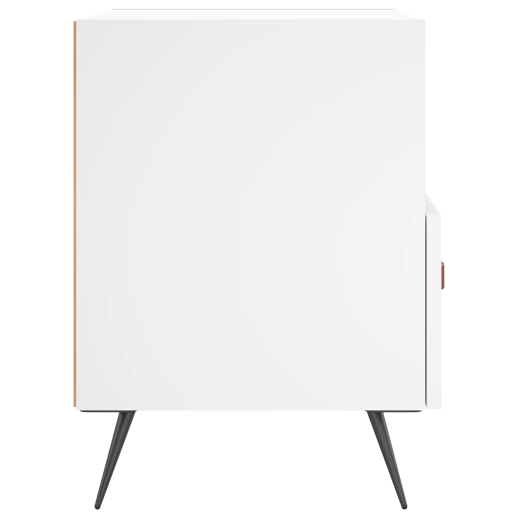 Noćni ormarići 2 kom bijeli 40x35x47,5 cm od konstruiranog drva