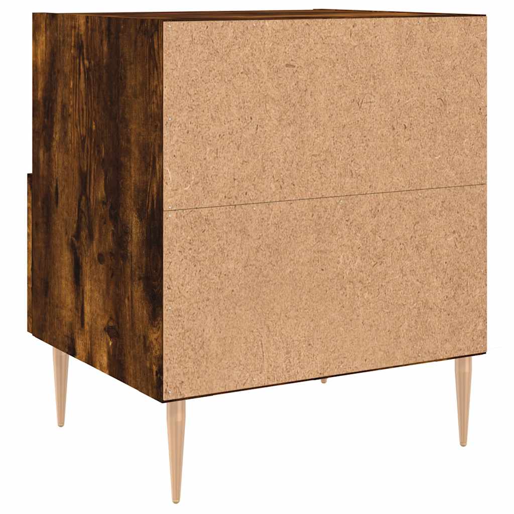 Noćni ormarići 2 kom boja hrasta 40x35x47,5cm konstruirano drvo