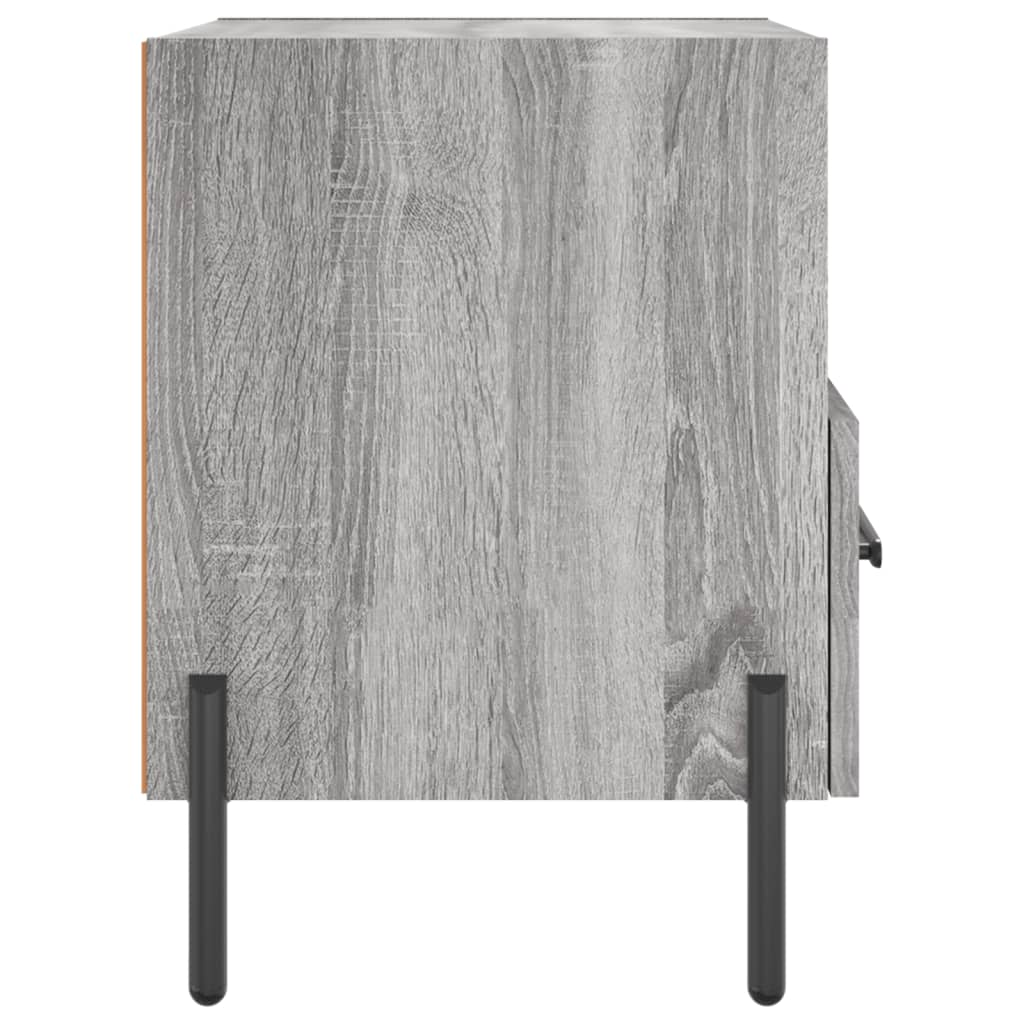 Noćni ormarići 2 kom boja hrasta 40x35x47,5cm konstruirano drvo