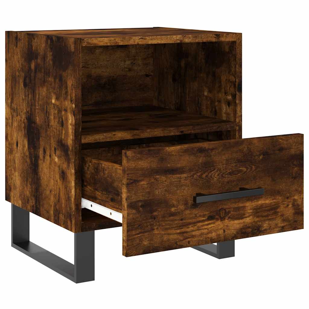 Noćni ormarići 2 kom boja hrasta 40x35x47,5cm konstruirano drvo